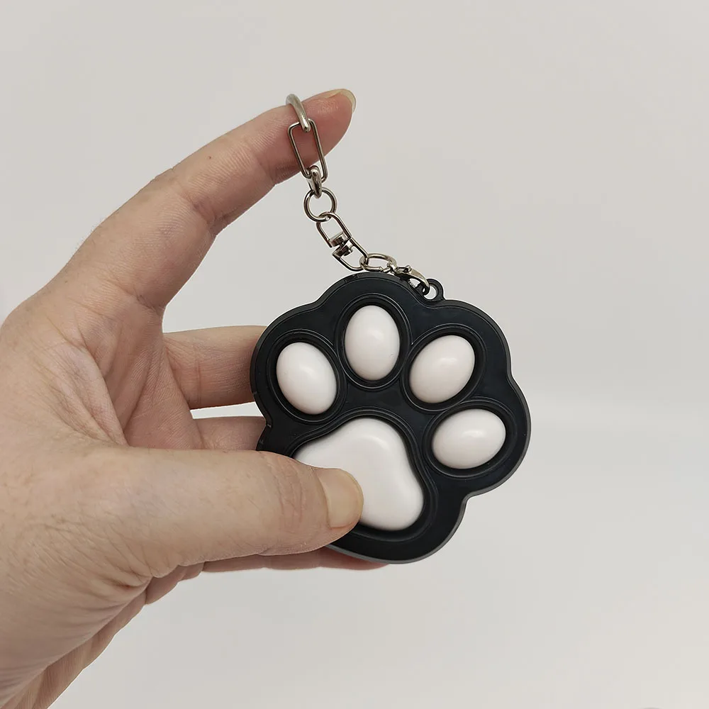 Cartone animato Kawaii gatto artiglio pulsante decompressione giocattolo portachiavi ciondolo coppia carina borsa auto ciondolo portachiavi creativo