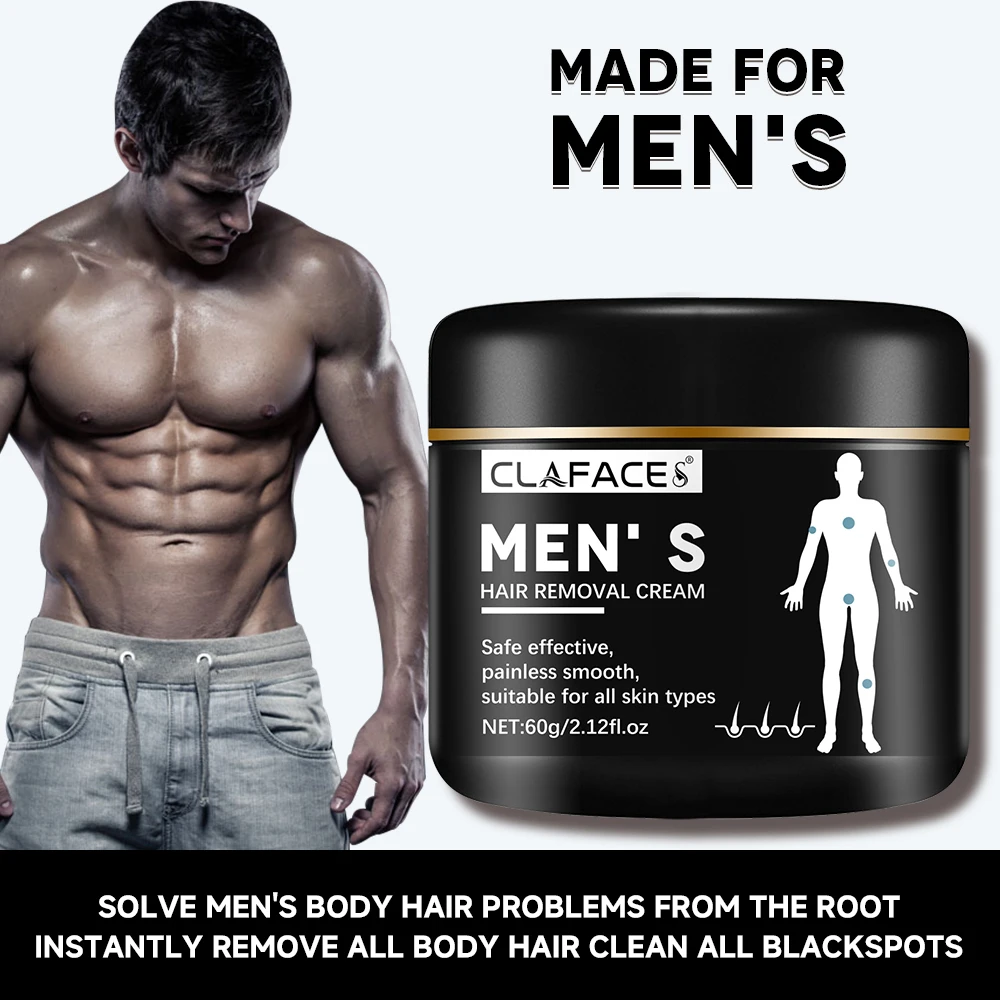 Men\'S Painless Hair Removal Cream Mild Non Irritating Hair Removal Cream Body Arm Armpit Leg Gentle Refreshing Hair Removal