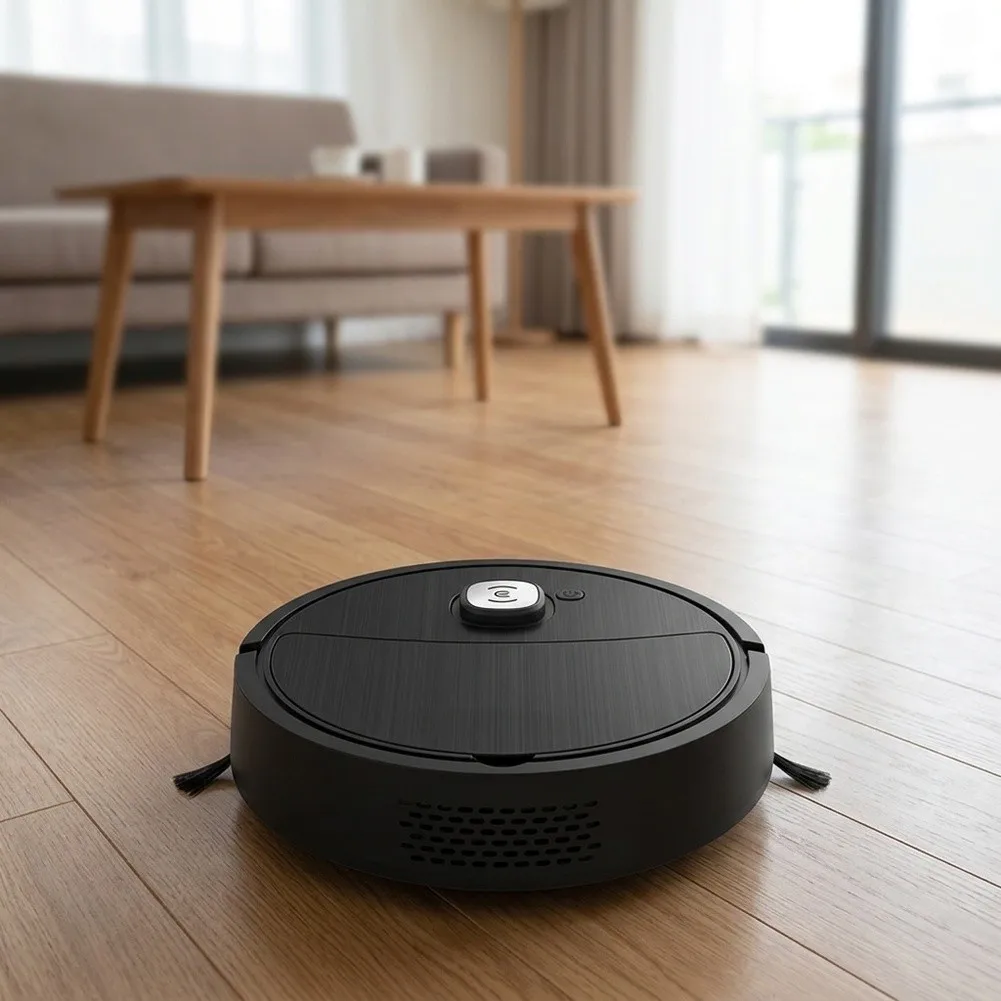 Automated Robotic Vacuum Cleaner with Integrated Sweeping Vacuuming and Mopping Functions for Daily Floor Maintenance