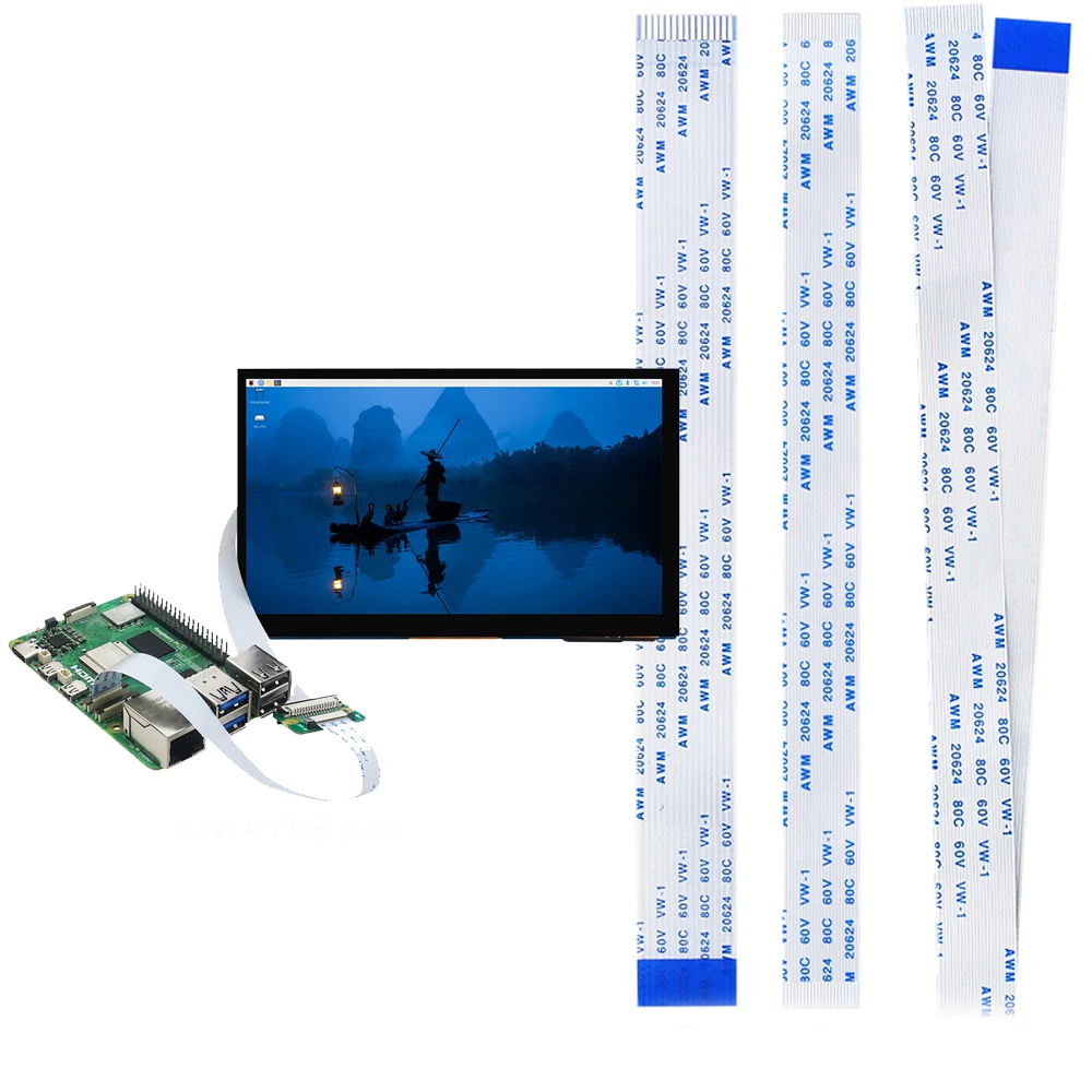 ينطبق على كابل عرض Raspberry Pi 5 DSI ولوحة محول كابل كاميرا CSI 15pin إلى 22pin