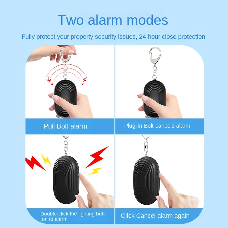 Protect Yourself with the Best Personal Alarm for Women - LED Light and Loud Siren