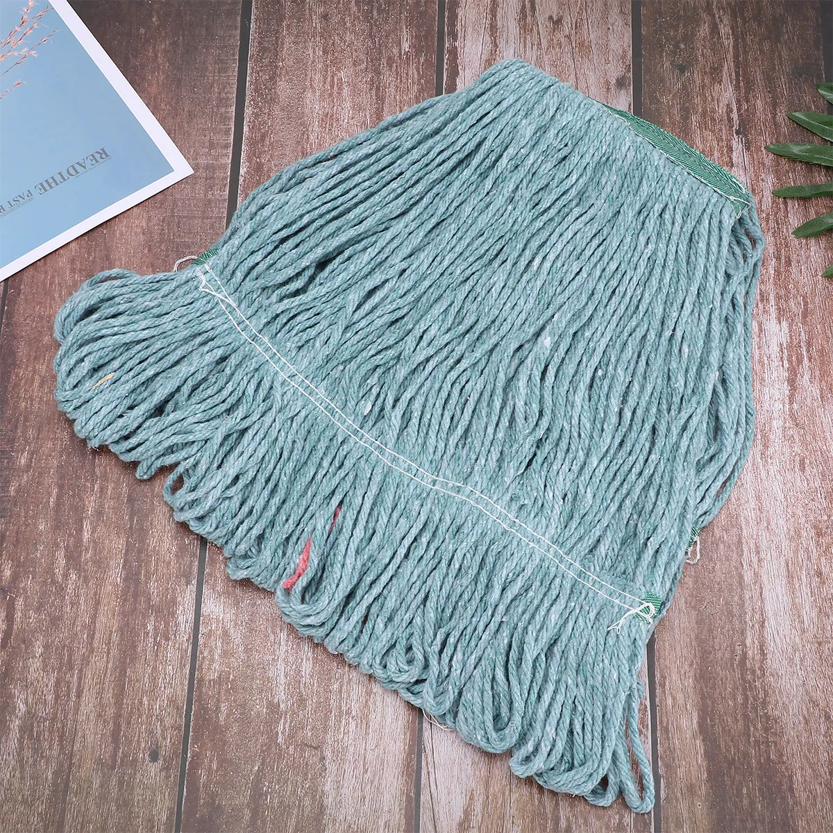 1Pcs Cotton Mop Cloth Replacement Head Strong Absorption Easy Wringing Compact Design for Wood Tile Bathtub Floors Cleaning Tool