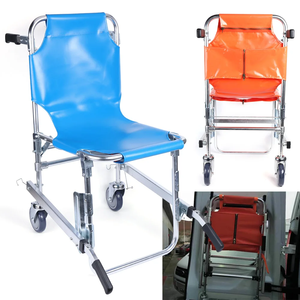 Stair Chairs Transfer Stair Chair Lift Assist Devices Aluminum Light Weight Stair Lifts for Elderly Evacuation Foldable