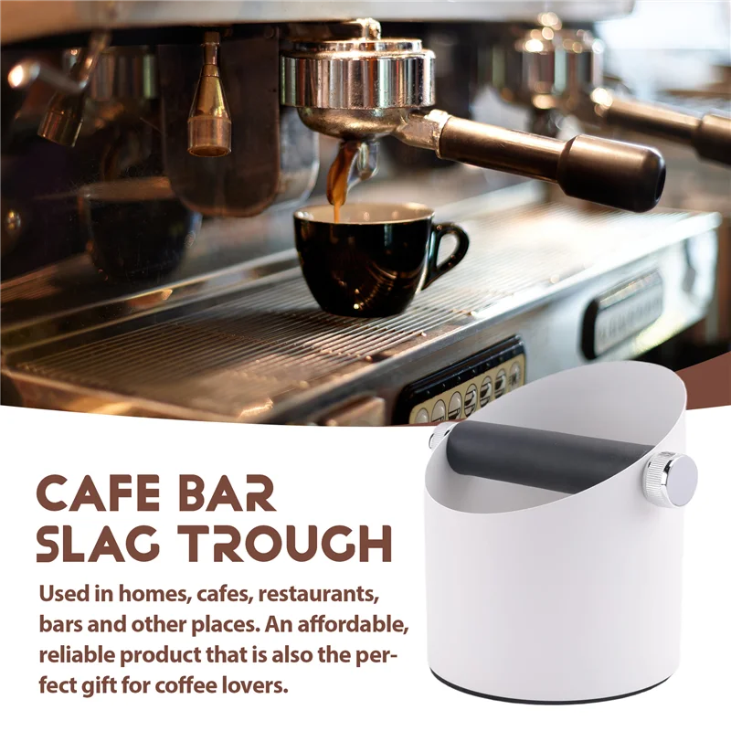 เคาะกล่องสําหรับกาแฟที่ถอดออกได้ Knock Bar Espresso Bin สําหรับ Home Kitchen Office Espresso Machine อุปกรณ์เสริม