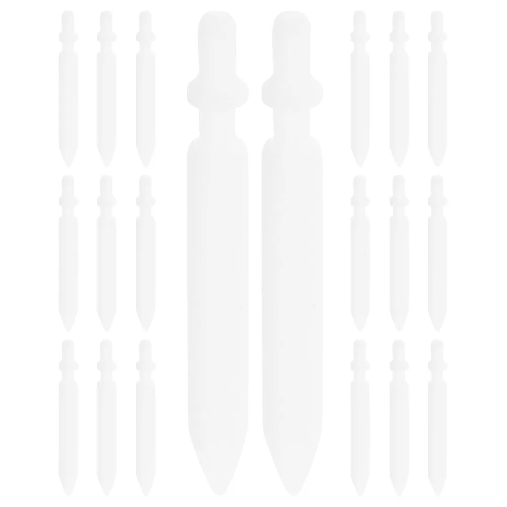 

25 Pcs Pen Tip Refill Smooth Writing Points Replace Marker Nibs White Paint Fine Plastic Replacement Calligraphy