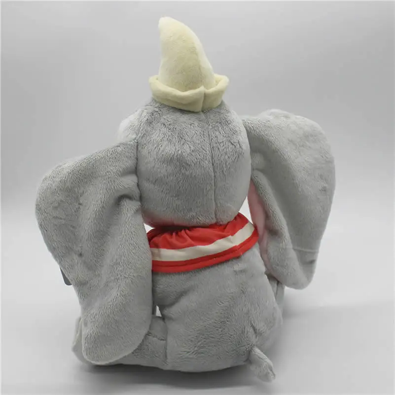 Free Shipping Sitting 35cm Original Dumbo Elephant Plush Toys Stuffed Animals Good Soft Boy Doll for baby Gift