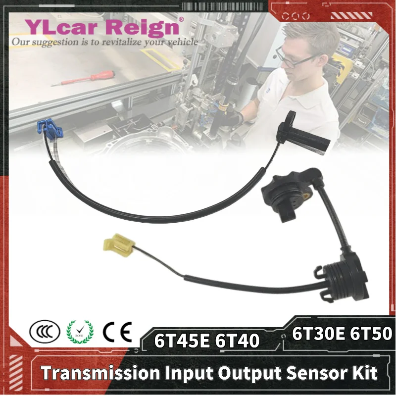 6T40 6T45E 6T40E 6T30E 6T50E Automatic Transmission Input Output Speed Sensor Kit 24276628 24259852 for Buicks GL8 Chevolet Car