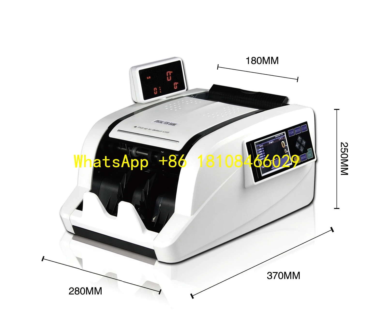 Machine for Ticket Counter CAD Currency Support UN-56 Portable Money Counting Machine CIS UV MG IR Detection Cash Counting