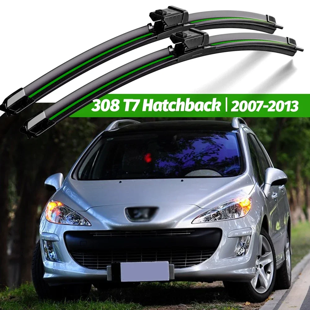 

Wiper LHD Front Wiper Blades For Peugeot 308 T7 Hatchback 2007 - 2013 Windshield Windscreen Window 30"+26" Accessories