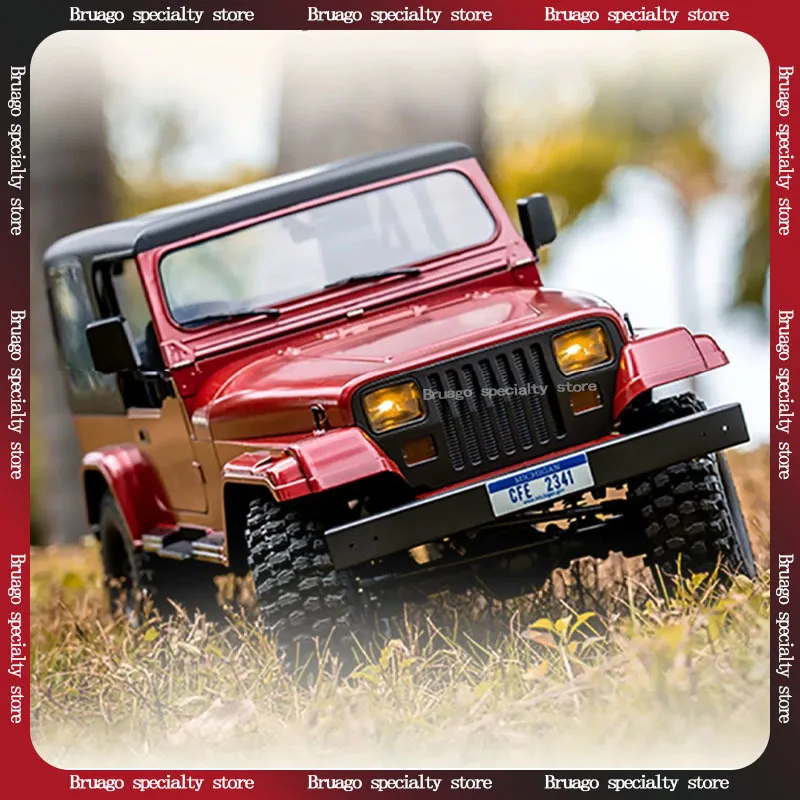 Fms New1:10 Large Scale Explorer Rc Rock Crawler Red 4wd Rtr 11033 Simulation Electric Climbing Off Road Vehicle Children'S Gift