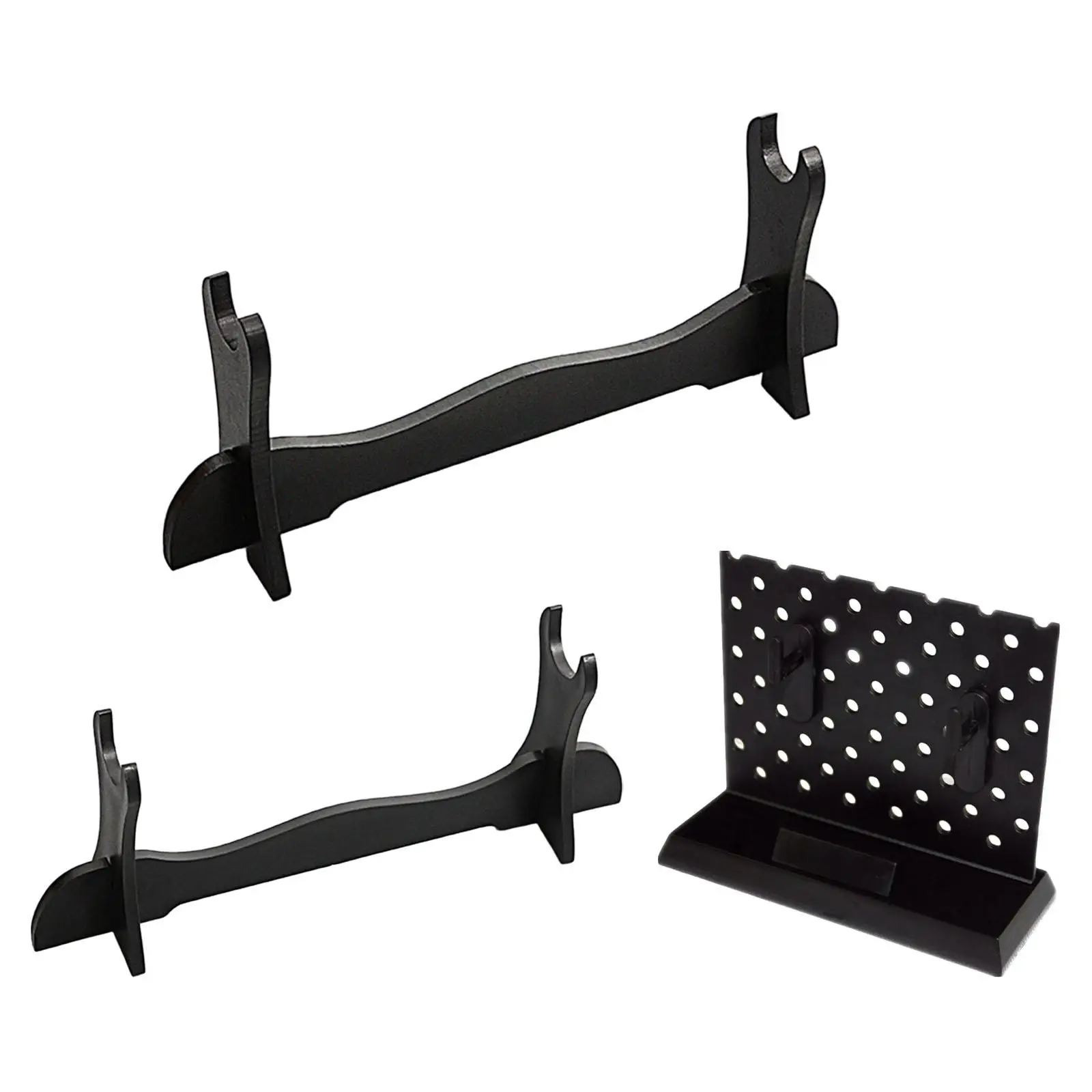 

Подставка для меча, настенный держатель, вешалка для ножей, пластиковый держатель, черная подставка