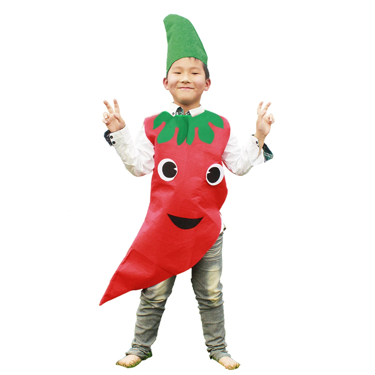 

Children Costumes Kids School Party Cosplay Toddler Halloween Clothing Fruit Design Comfortable Wear Easy Clean