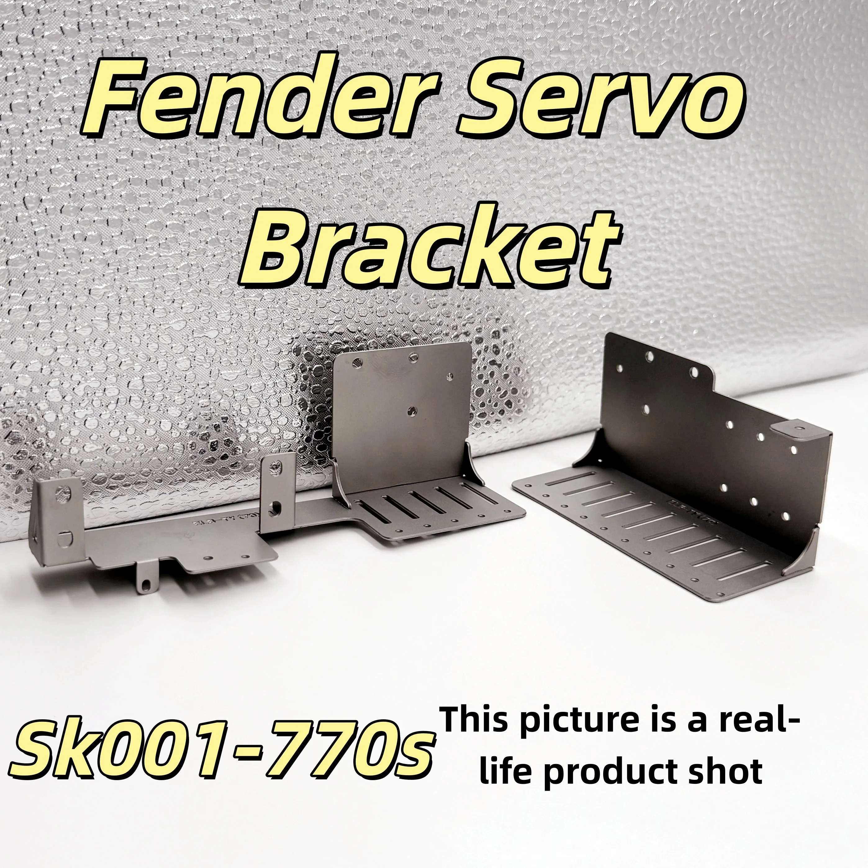 

1 set Scaleclub Model For 1/14 Tamiya Truck Tractor Fender Servo Bracket 1/14 RC Truck Trailer Model Upgrade DIY Parts Cars