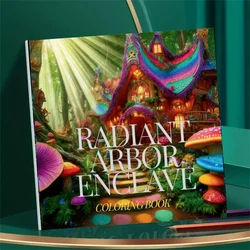 1pc Art Coloring Book Original Upgraded Paper 70g/sqm 22pcs Single Pages Coloring Books Gift For Holiday Birthday Party