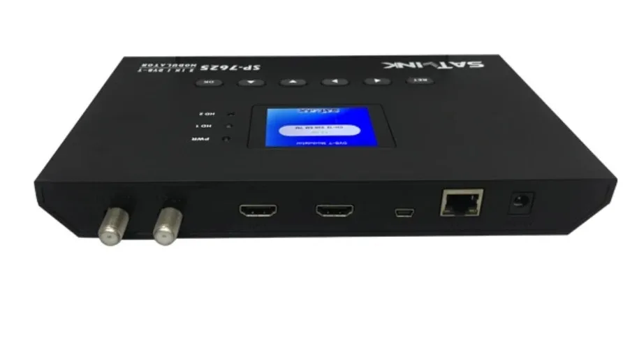 Original Satlink Sp-7625 Route Dvb-t Av Router Dm Modulator Dvb-t Av Digital Rf Modulator 2 In 1