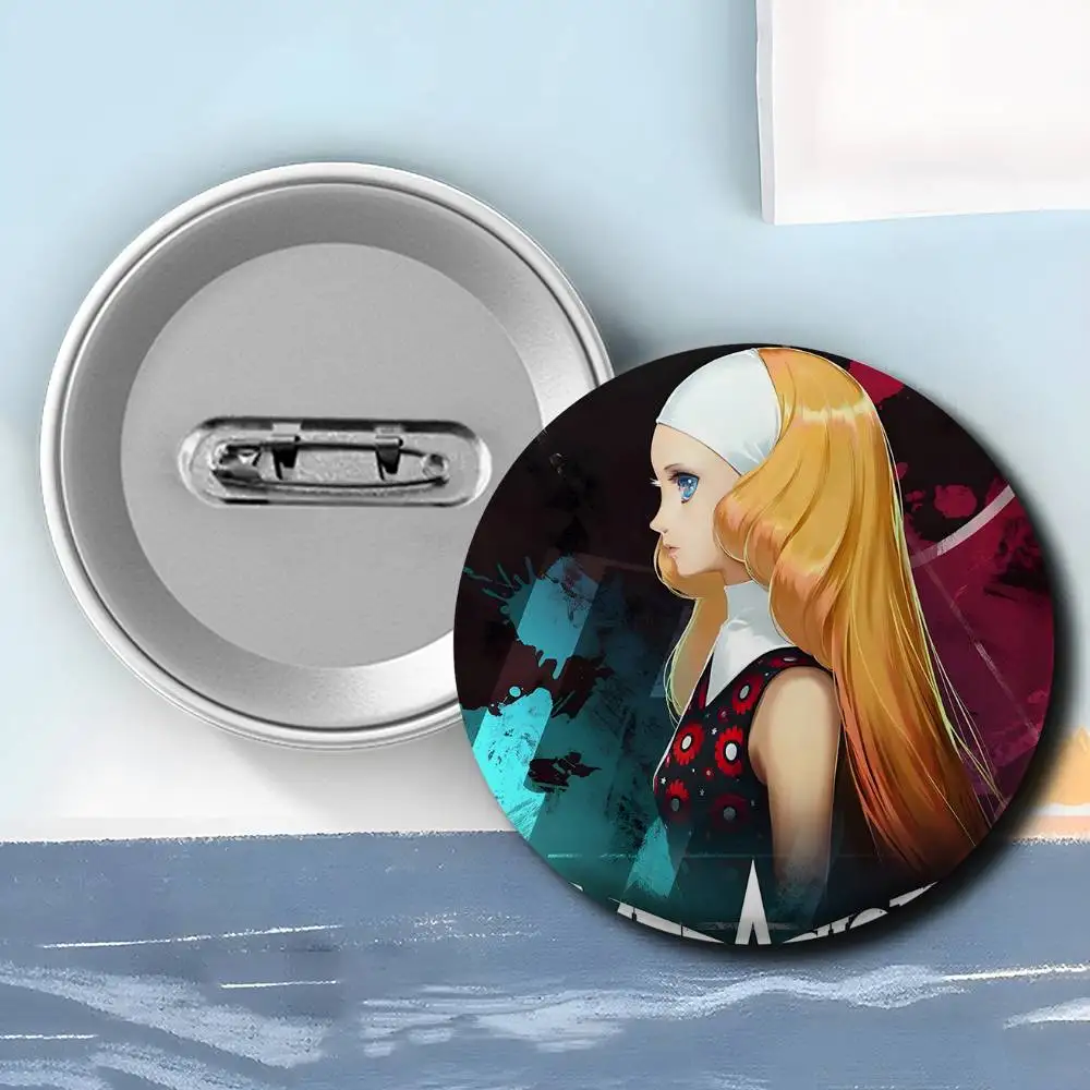 M-Metaphor R-ReFantazios Badges Round Exquisite Badge Brooches Creative Pins For Clothes Hat Backpack Gift Accessories