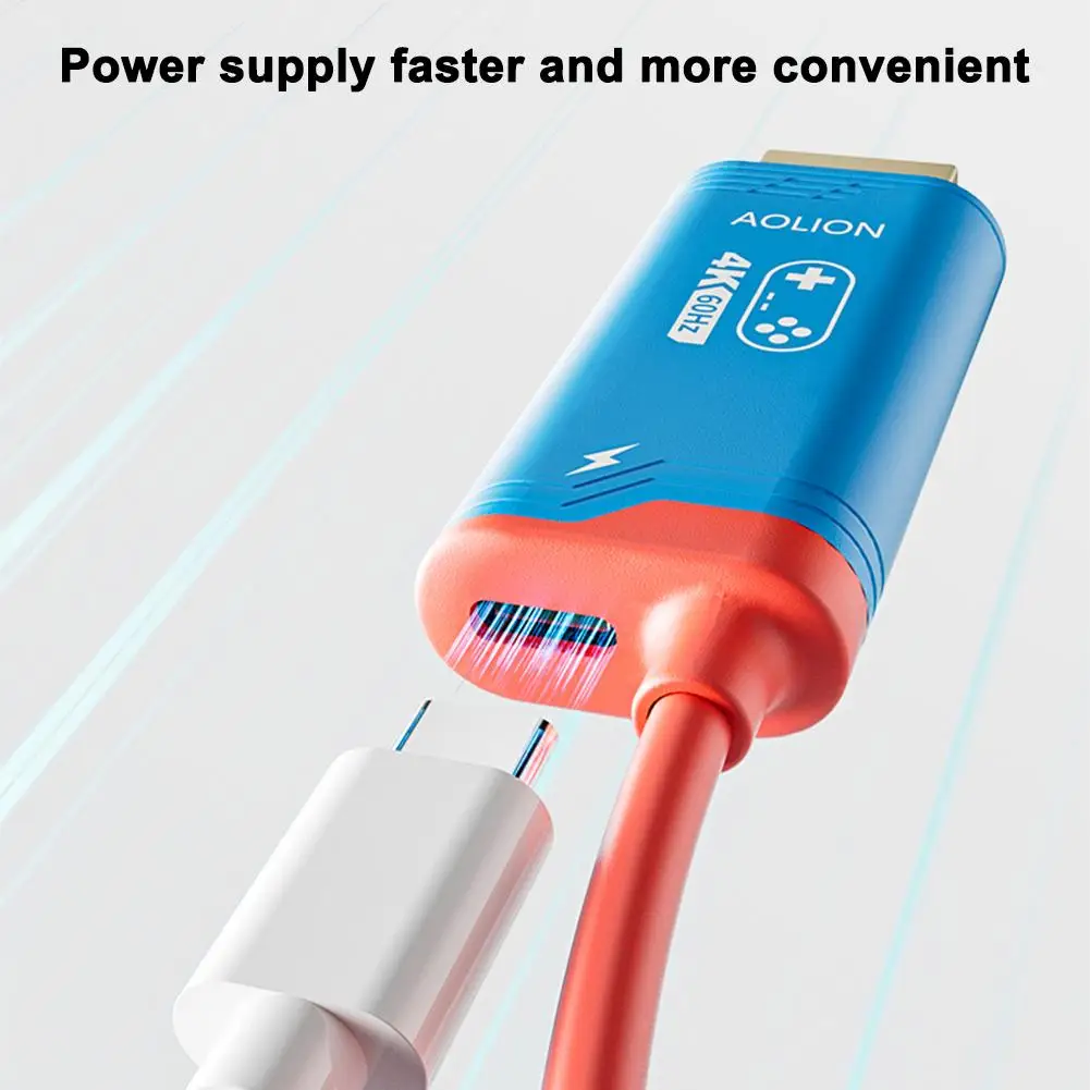 Cable tipo C a HDMI de 2M para Cable de proyección Switch2 HD HD 4K/144Hz para Cable de proyección de pantalla Universal ROG ALLY