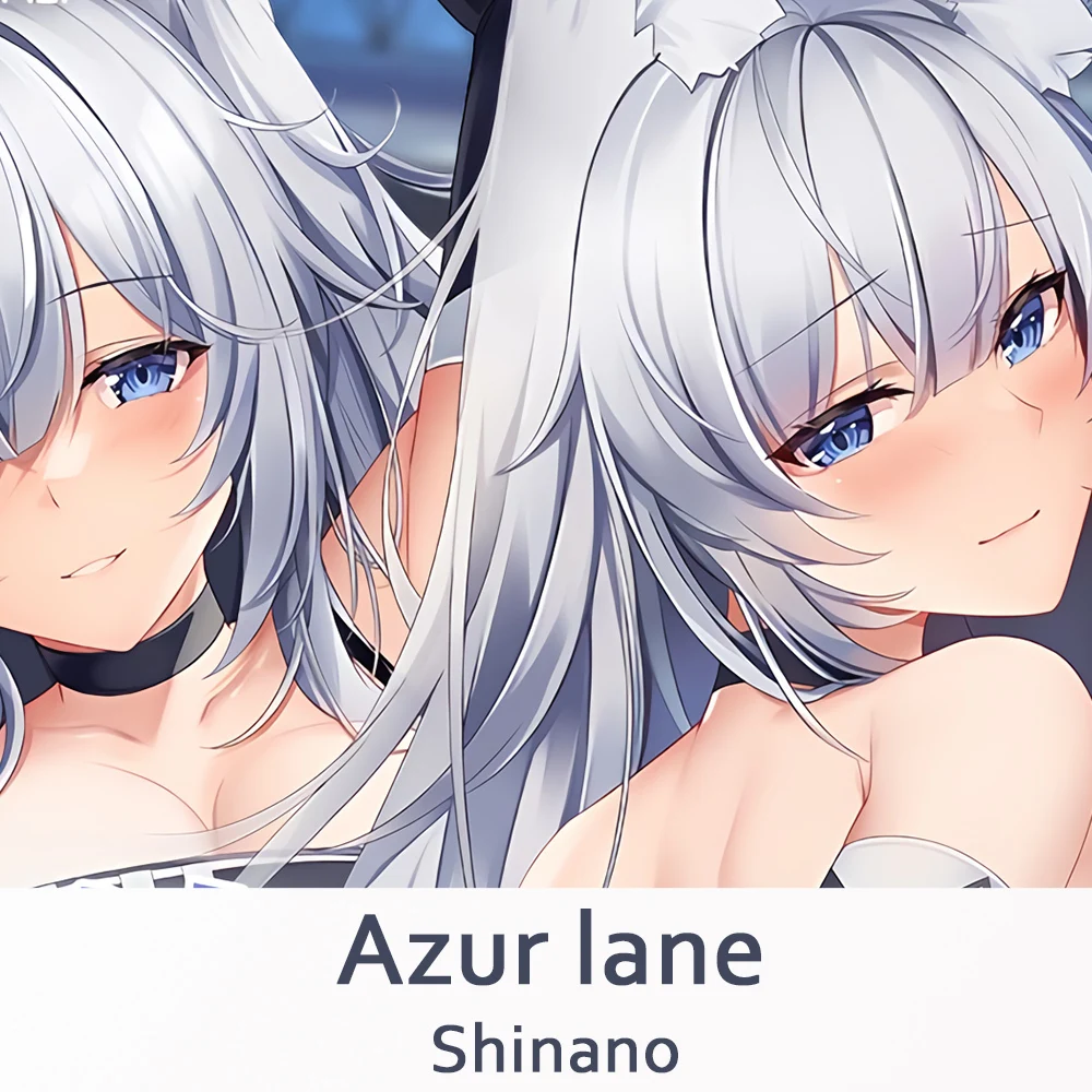 Anime Japanese Otaku Cover Game Azur Lane Shinano Cosplay Dakimakura 2WAY Hing Body Pillow Case Gifts