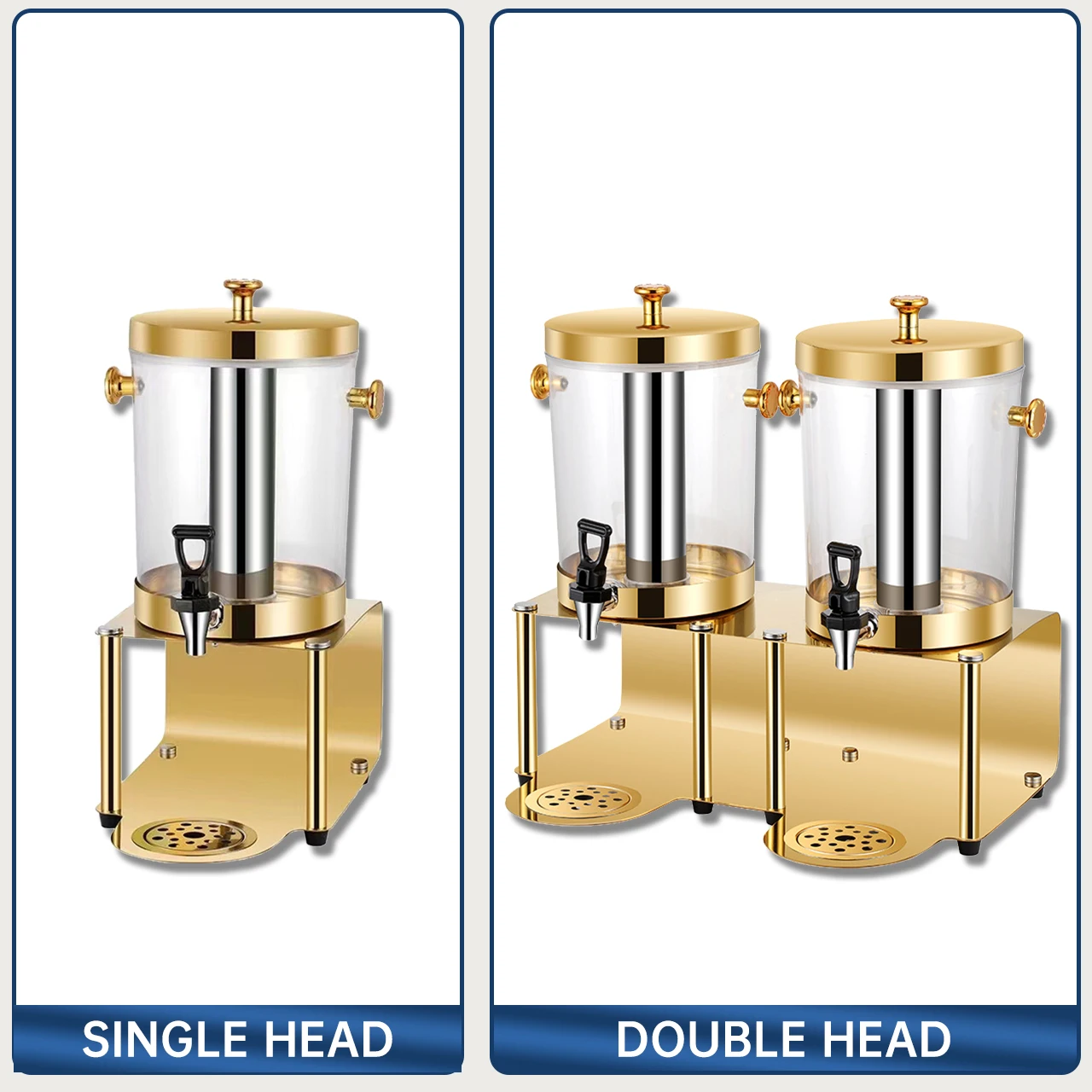 forYITIAN New Design 16L Gold Juice Dispensers Drink Dispenser Milk Coffee Soda Beverage Beer Dispenser For Cafeteria