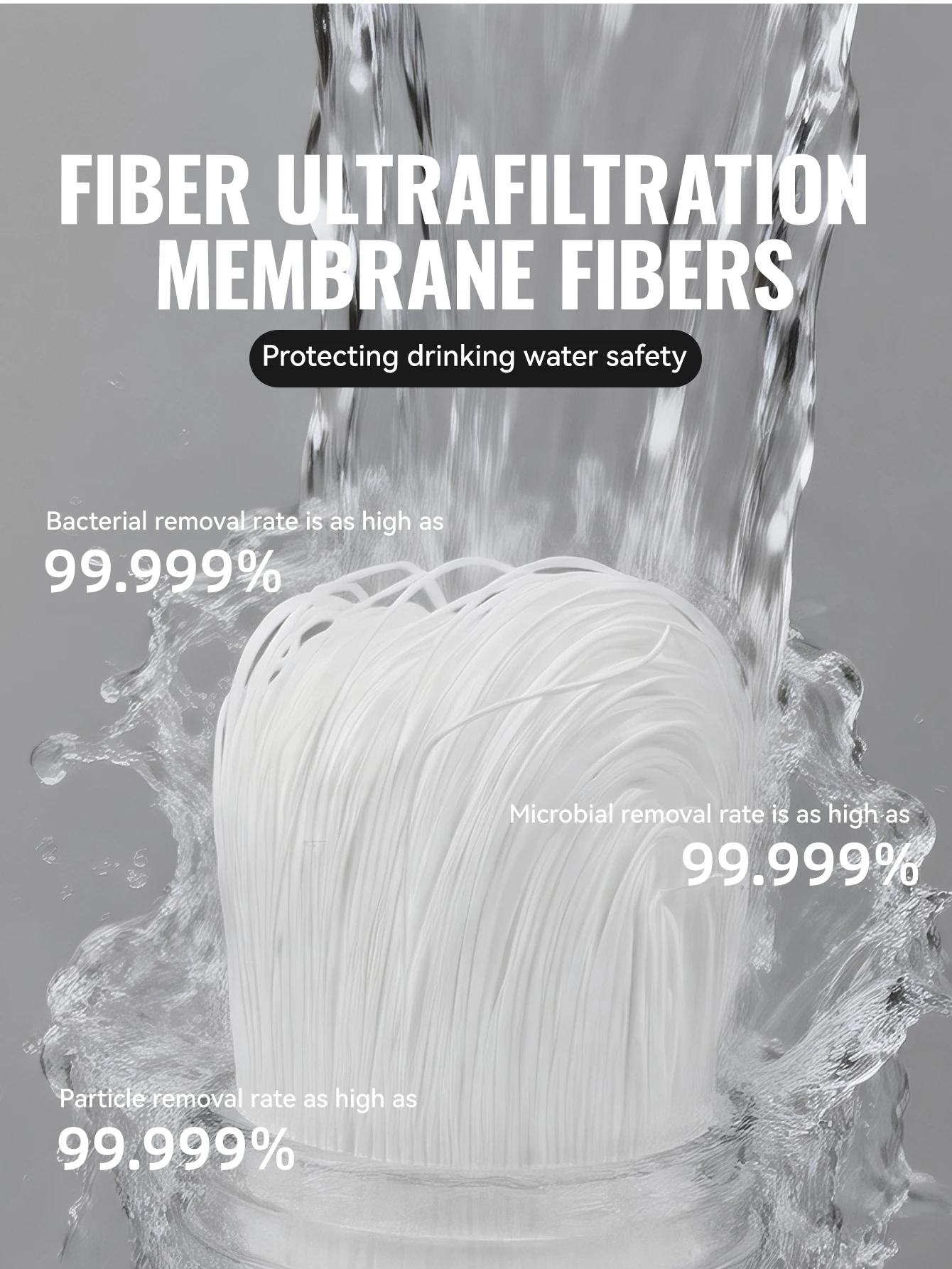 WRELS Outdoor-Wasserreiniger Hochwertiger Camping-Wander-Notfall-Überlebensfilter Tragbares Wasserfiltrationssystem – Detail 8