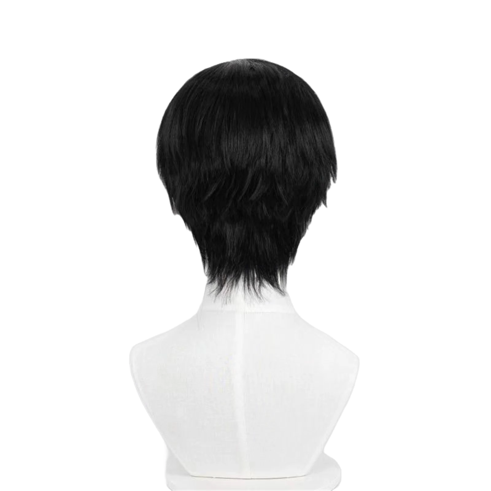 R5 Ivan Cosplay Wig  Role Play  Black Short Hair Cosplay Wig for Halloween Carnival Party
