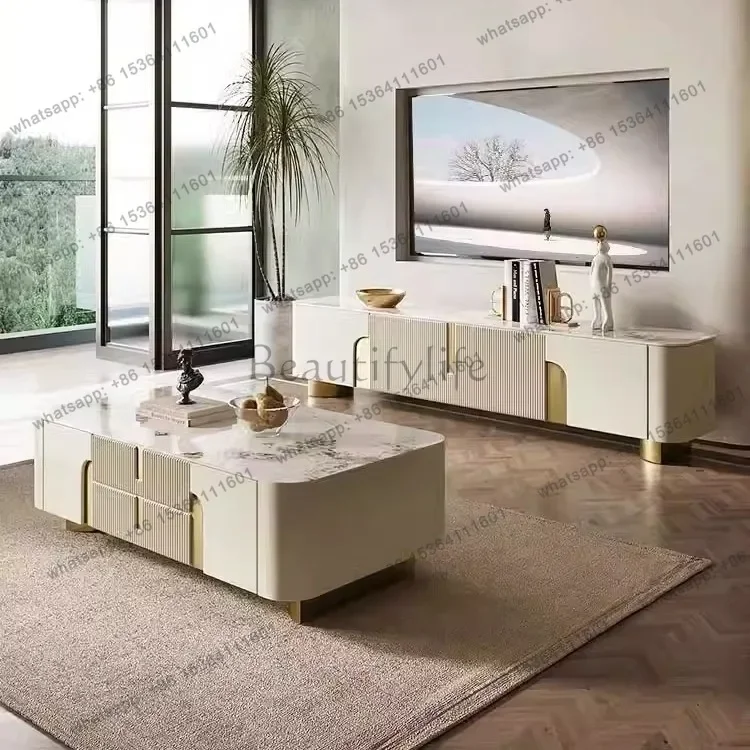 FG11TV cabinet floor-to-ceiling simple modern coffee table combination storage locker