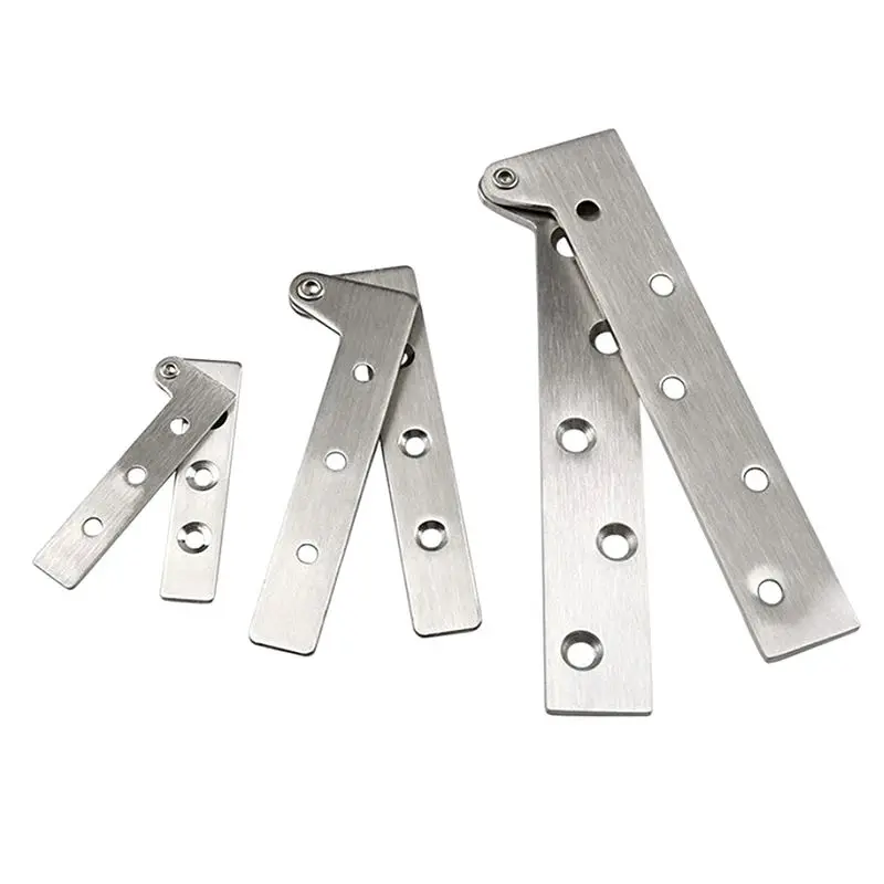 Stainless Steel Connector Door Hinge For Kitchen Cabinet Furniture Supplies Hidden Hinges Window Accessories Home Hardware