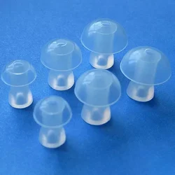 6PCS Ear caps Cushion For Earphone hearing aid In-Ear Eartips Silicone Earphone covers Tips Earbuds BTE Hearing aid accessories