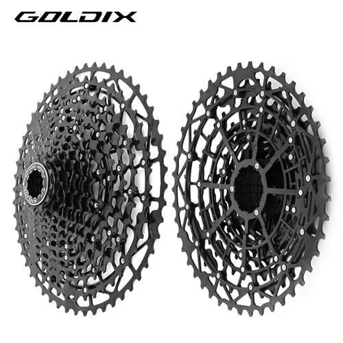 Imagen 2 del producto GOLDIX-Cassette ultraligero para bicicleta, rueda libre, Material de acero al carbono, piñón de estructura HG de 9/10/11/12/13 velocidades para bicicleta de montaña