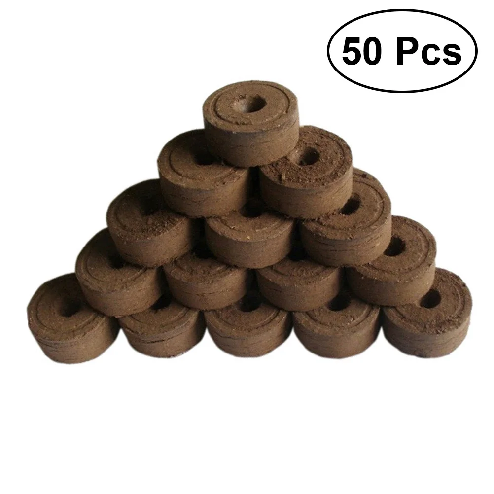 

50Pcs 30Mm Starter Peat Compressed Soil Planting Pieces Easy Operation Rapid Breeding Suitable Factory Home Gardening