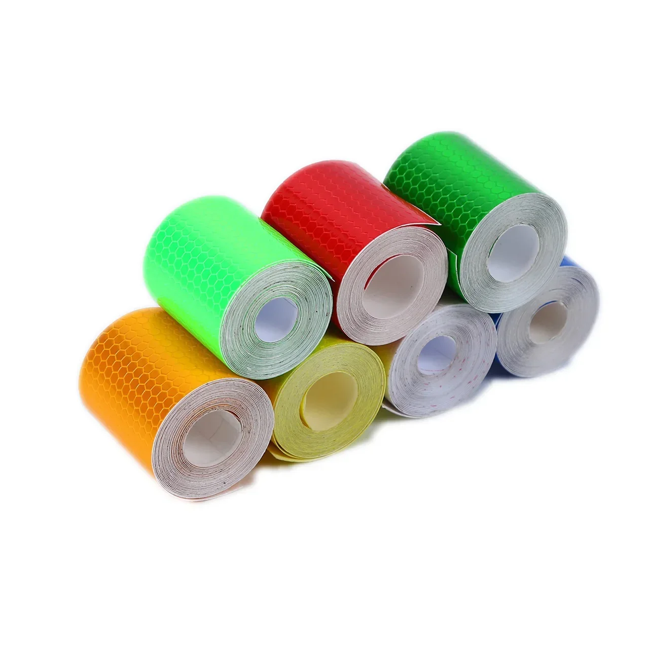 5cm*3M Reflective Car Stickers Outdoor Waterproof Warning Tapes White Red Fluorescent Yellow Reflectors Safety Strip For Bicycle