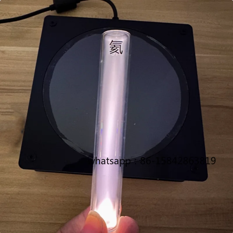 He-Ne Rare Gas Glass Sealed Light Tube, High Frequency Magnetic Field Isolation Custom Lamp
