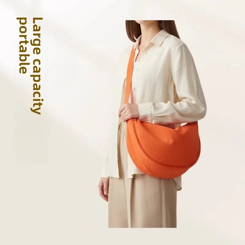New Fashion Multi Color Moon Crossbody Bag For Women Lightweight Casual Versatile Shoulder Bag For Daily Commute Phone Carry