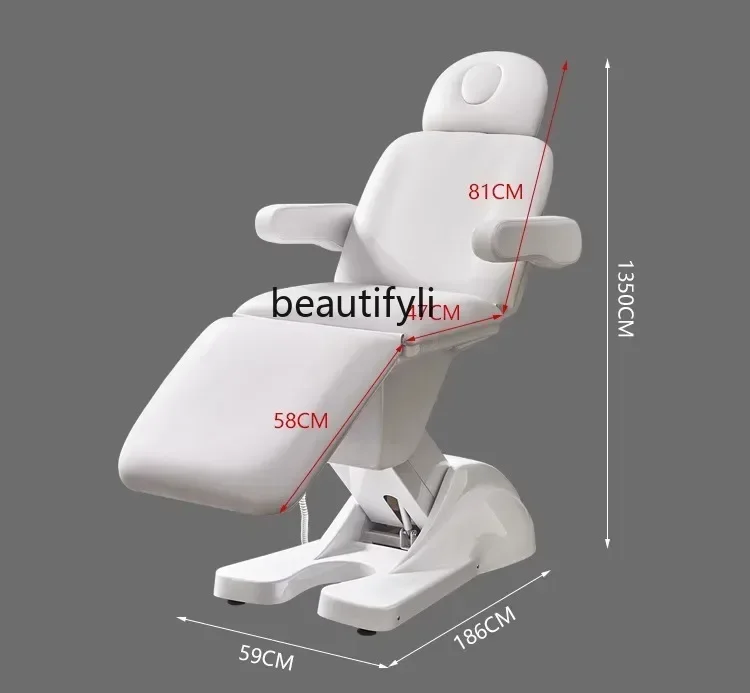 Electric Beauty Lifting Tattoo Bed Eyelash Medical Dental Chair Bed