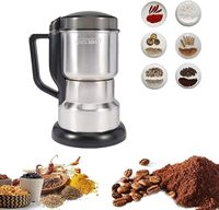 304/316Stainless Steel High-power Coffee Bean Grinder Cereal Nuts Beans Spices Grains Grinder Grinding Machine