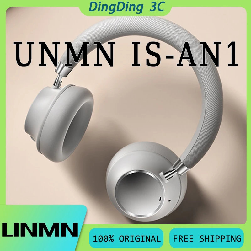 UNMN AN1 Bluetooth Headphone With Mic Hybrid Noise Reduction High Quality Long Battery Music Headset Custom ANC Gaming Earbuds