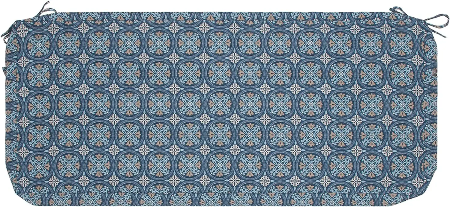 

Fabrics Patio Bench Cushion Cover 45x18x3 Inch, NO Insert! Water&Fade Resistant Outdoor Loveseat Replacement Cover with Zipp
