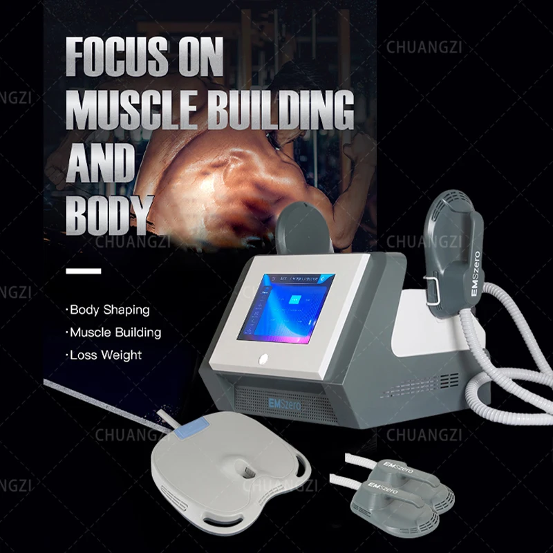 

Professional Emszero EMS 6500W 200HZ RF Body Shaping Slimming Weight lose Burns fat Muscle Enhancement massage Machine