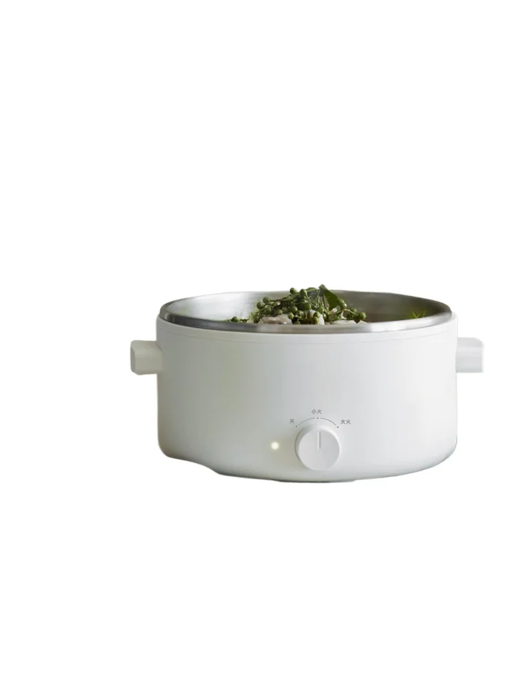 

Hot pot household small stainless steel electric cooking pot multi-function
