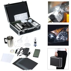 Car Headlight Chemical Polishing Kit Repair Fluid Liquid Polymer Restoration Headlamp Refurbishment Tool Set Automotive Care