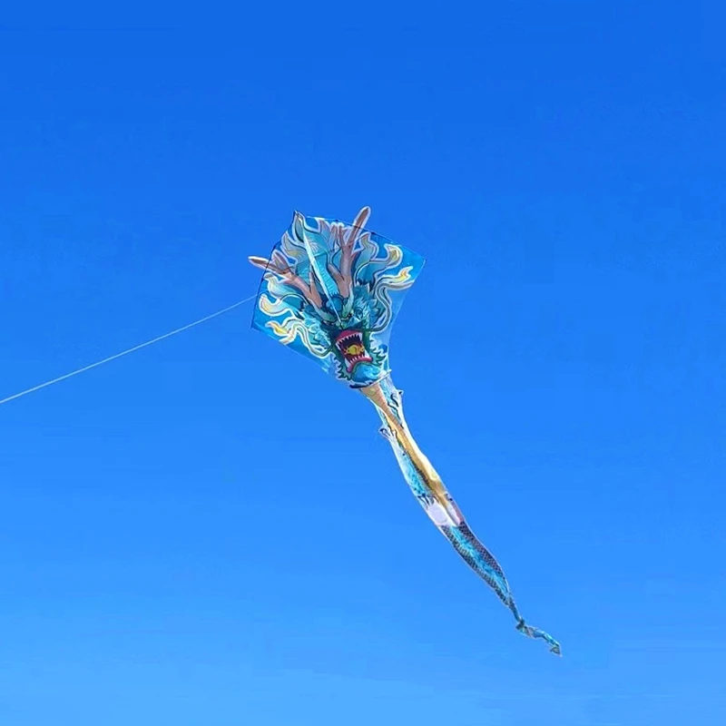 Free Shipping dragon kites flying outdoor games fun toys Chinese traditional wind kites rc eagle planning kitesurf fins Adult