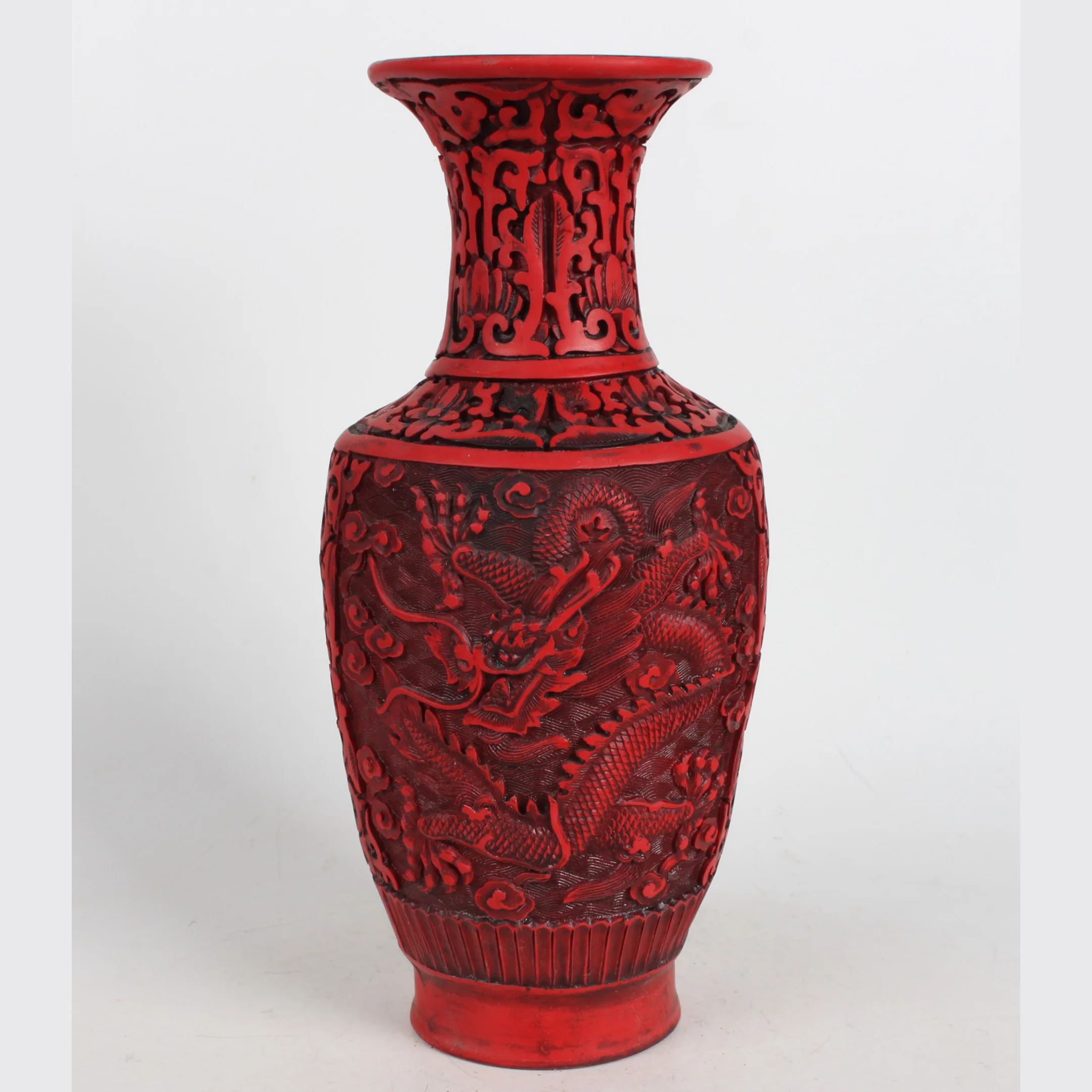 

Chinese Antique Folk Collection Lacquerware vase Home decoration Names Exhibits