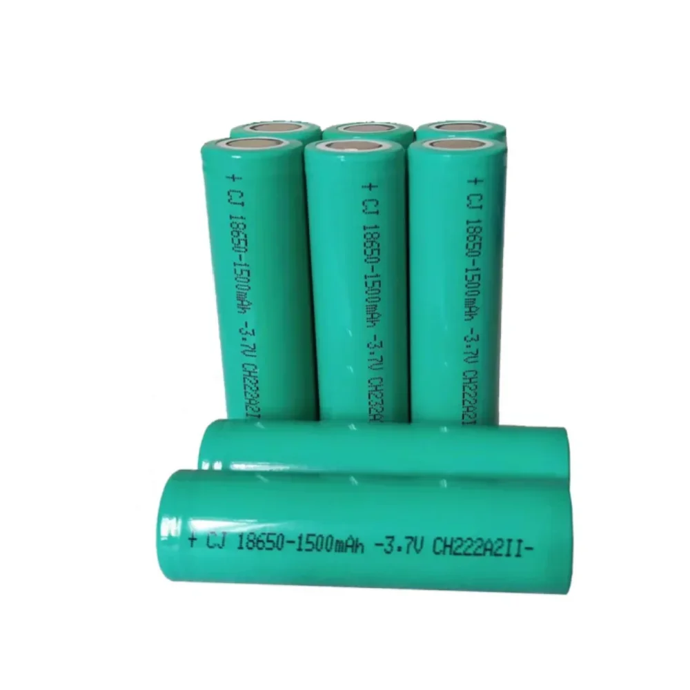 100% rzeczywistej pojemności 3.7V 1500mAH 18650 akumulator litowo-jonowy, nadaje się do różnych produkty elektroniczne