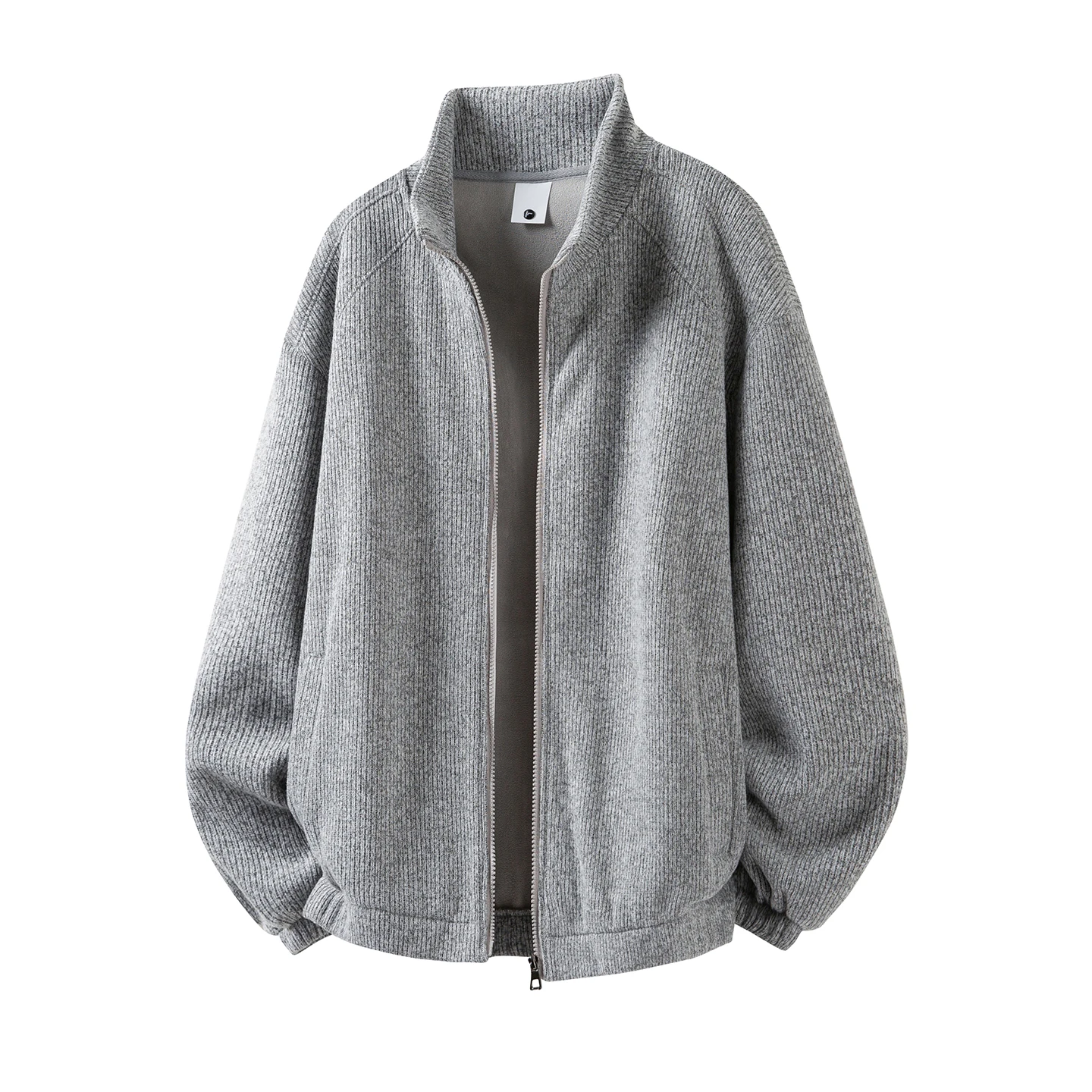 Fall/Winter New Style High-Quality Printed Striped Men's Zippered Sweatshirt Casual Multi-Complimentable American Style Coat