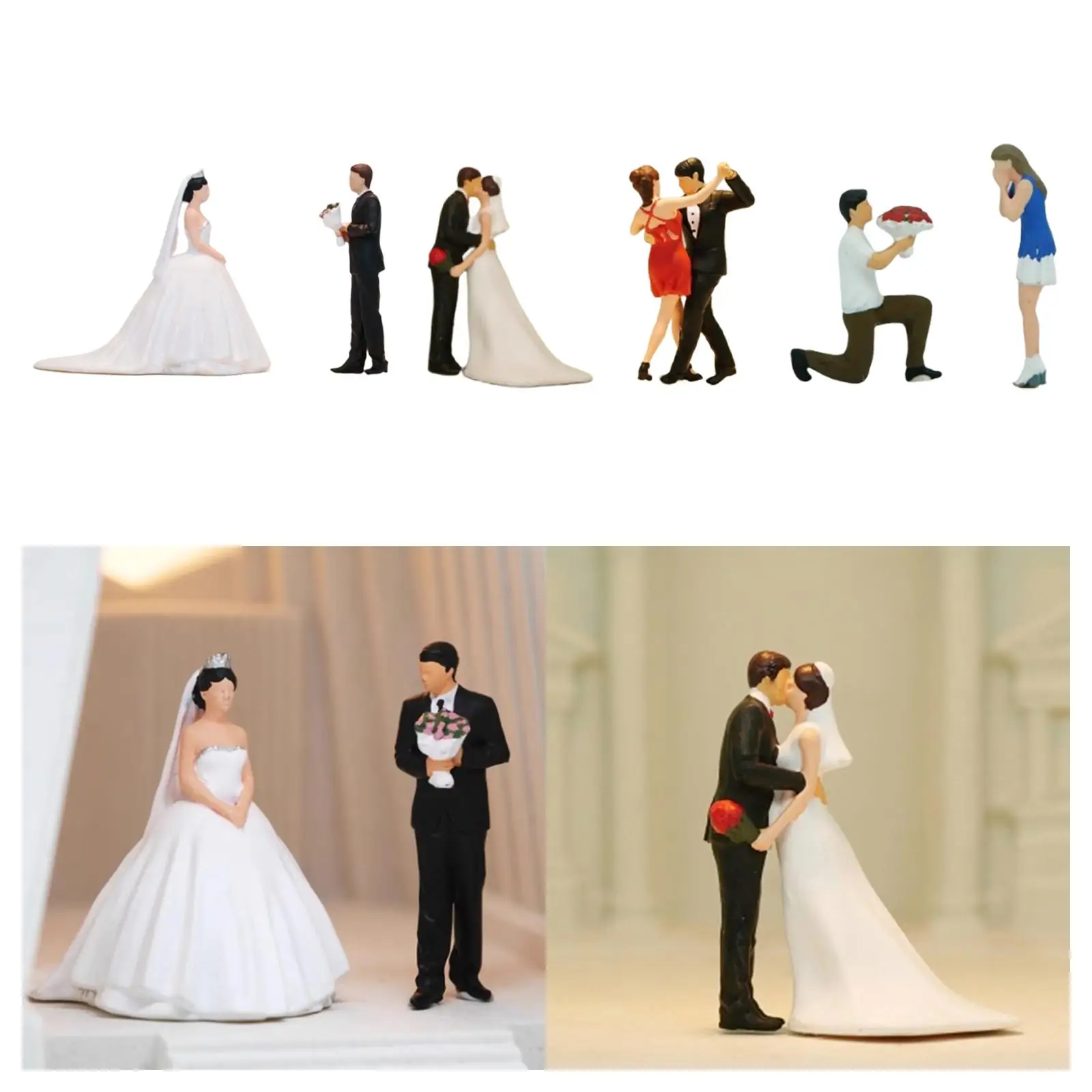 

1:64 Miniature Figures Miniature Scene Figurines Wedding Collections Photography