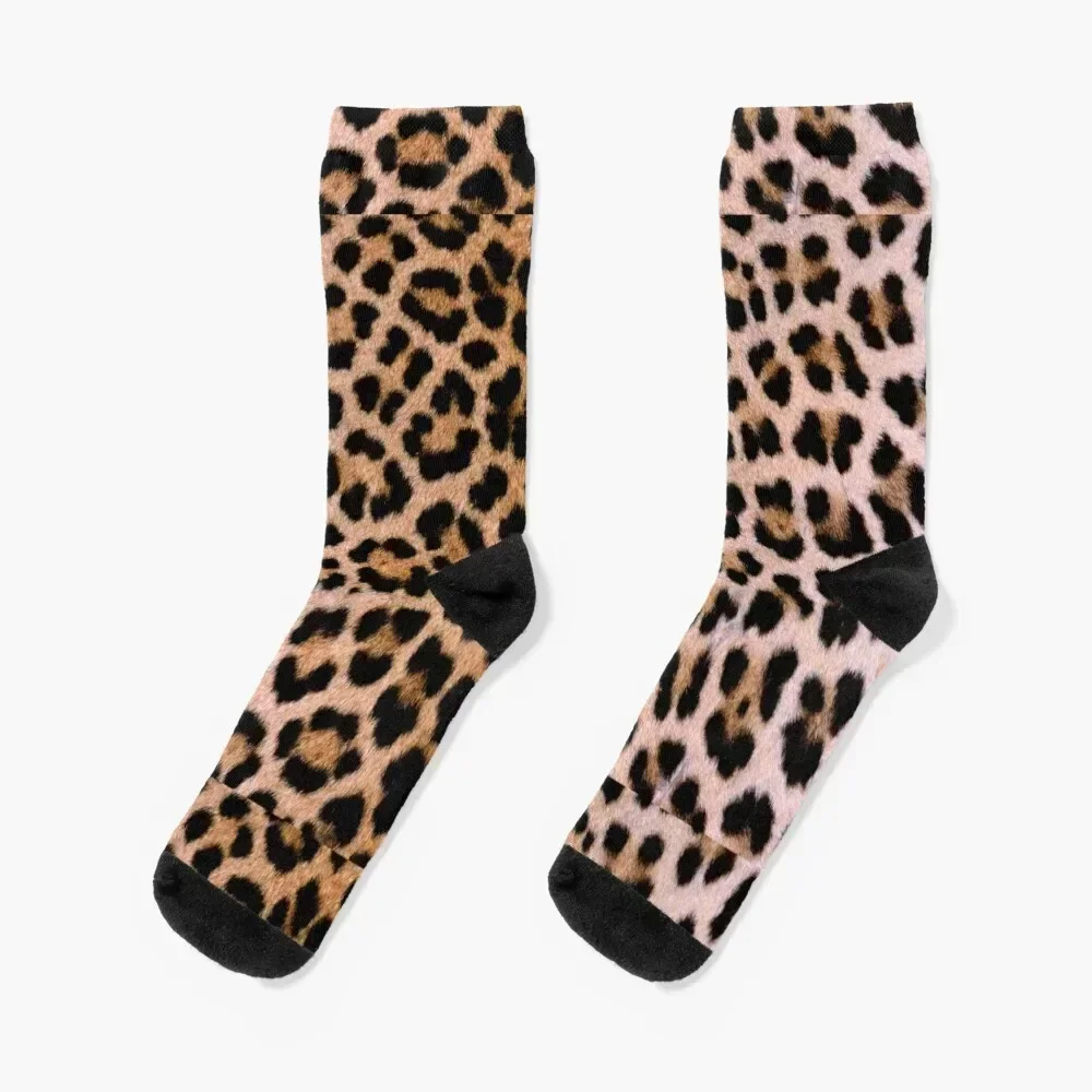 Cheetah Print Socks cotton colored custom Socks Women's Men's