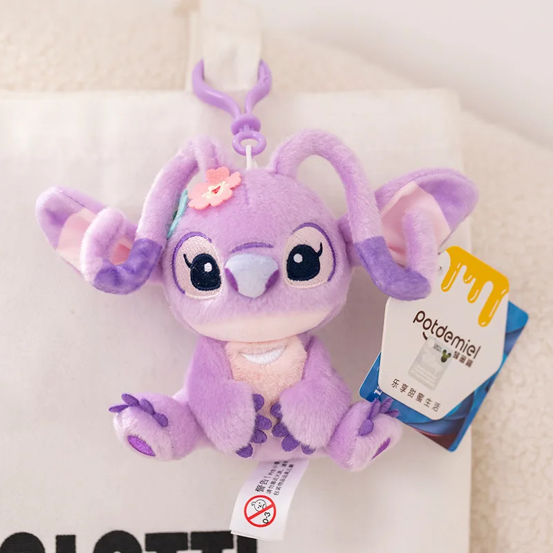 ディズニー純正スティッチファンタジーペンダントエンジェル漫画ぬいぐるみペンダントスティッチキーホルダースクールバッグペンダント最高の贈り物