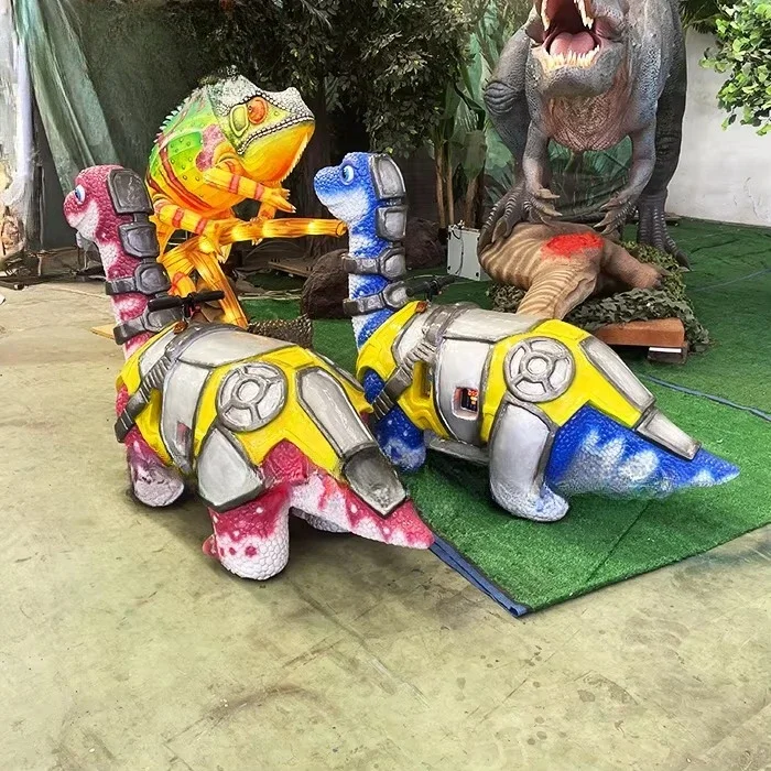 Animated dinosaur model Little dinosaur rides mechanical dinosaur rides children's car