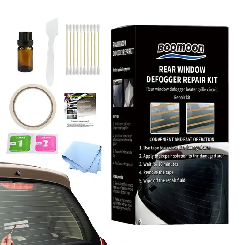 

Rear Window Grid Repair Tool Efficient Windshield Defogger Kit For Automobiles Defogger Grid Care Accessories For Caravan