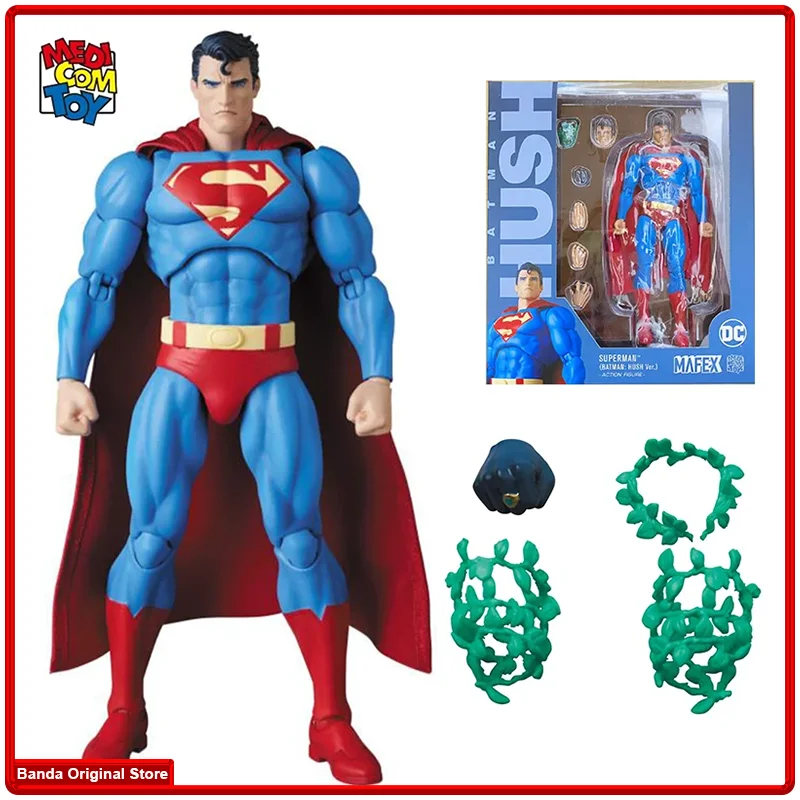 100% Original Medicom Toy Re-release Mafex 117 Superman Hush Batman No.117 Mafex Anime Action Collection Figures Model Toys